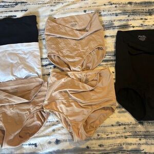 High-Waisted Shapewear Briefs in Black, White and Nude